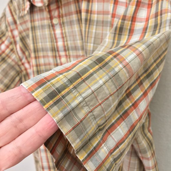 Men's G.H. Bass & Co Short Sleeve Plaid Button-Dwn - Picture 4 of 9